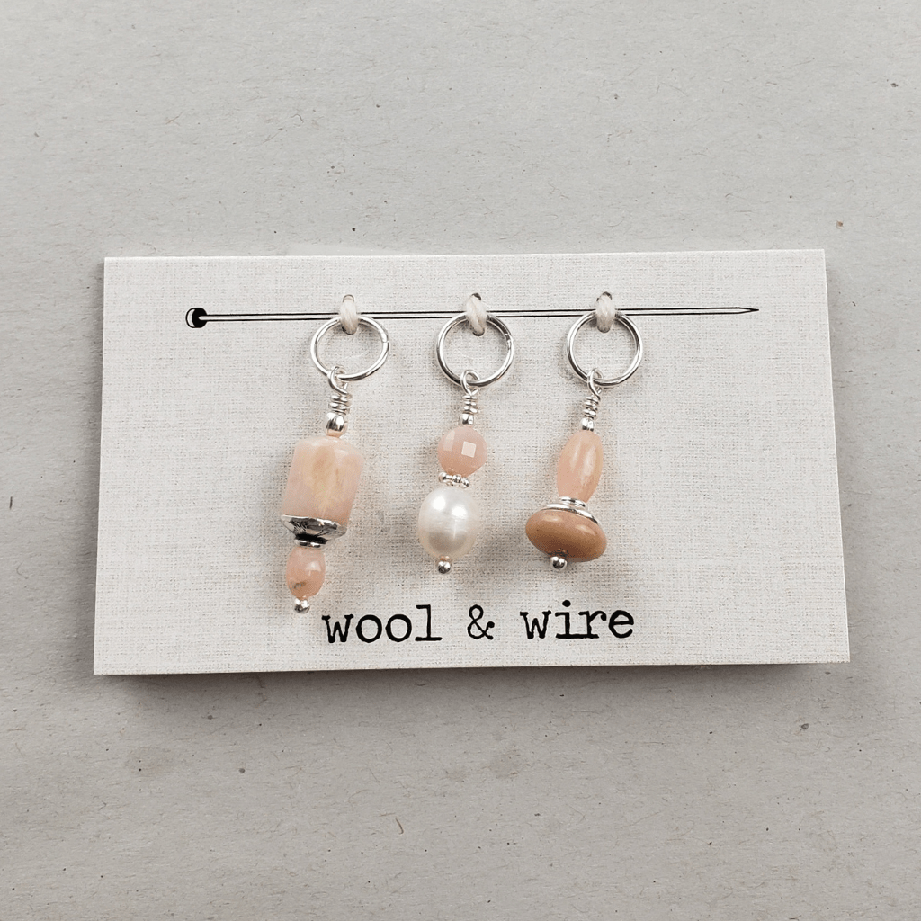 Wool and Wire Stitch Marker Set - Paradise Fibers