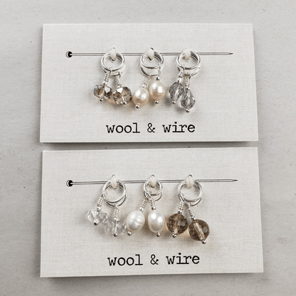 Wool and Wire Stitch Marker Set - Paradise Fibers