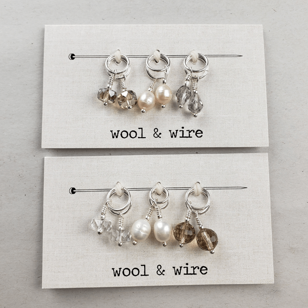 Wool and Wire Stitch Marker Set - Paradise Fibers