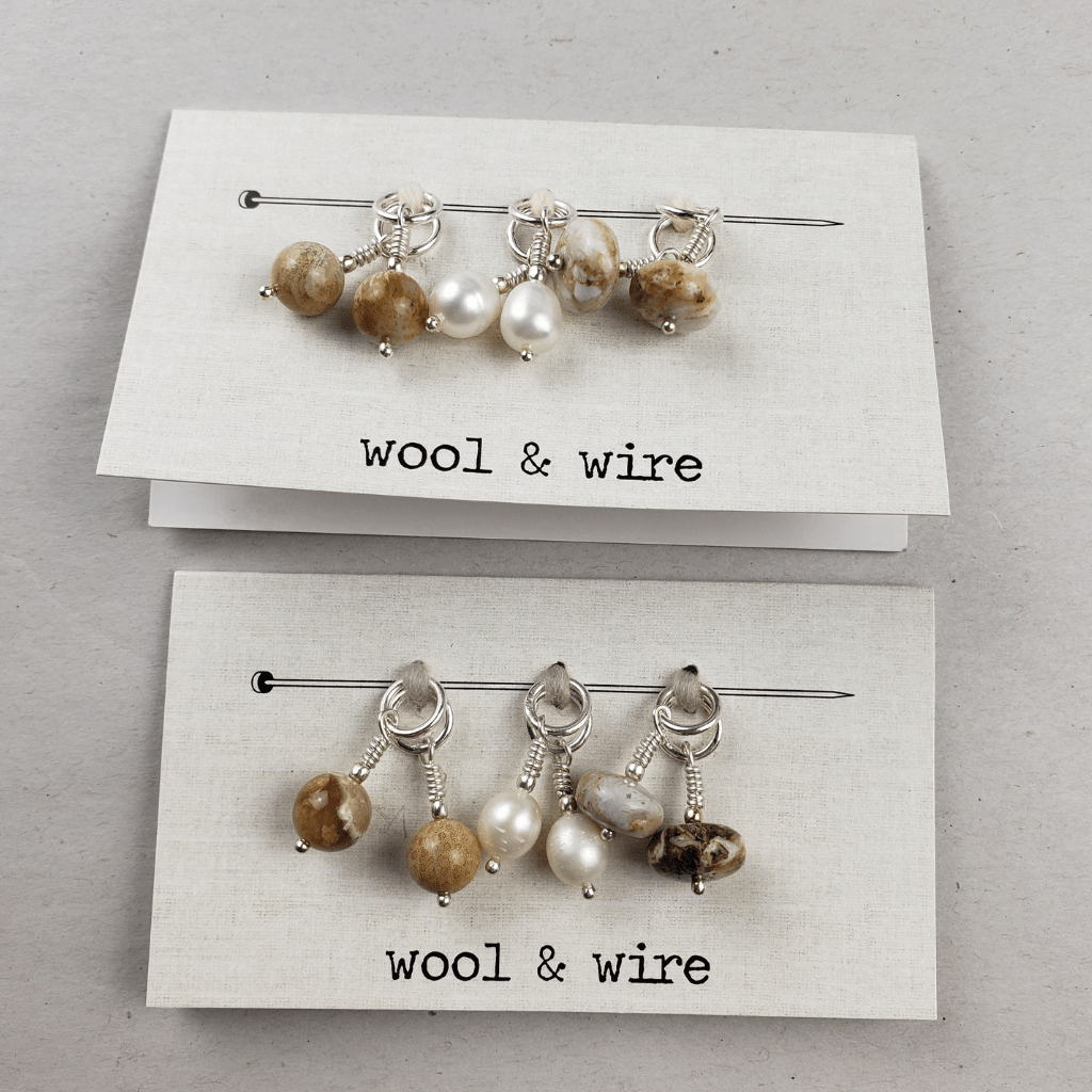 Wool and Wire Stitch Marker Set - Paradise Fibers