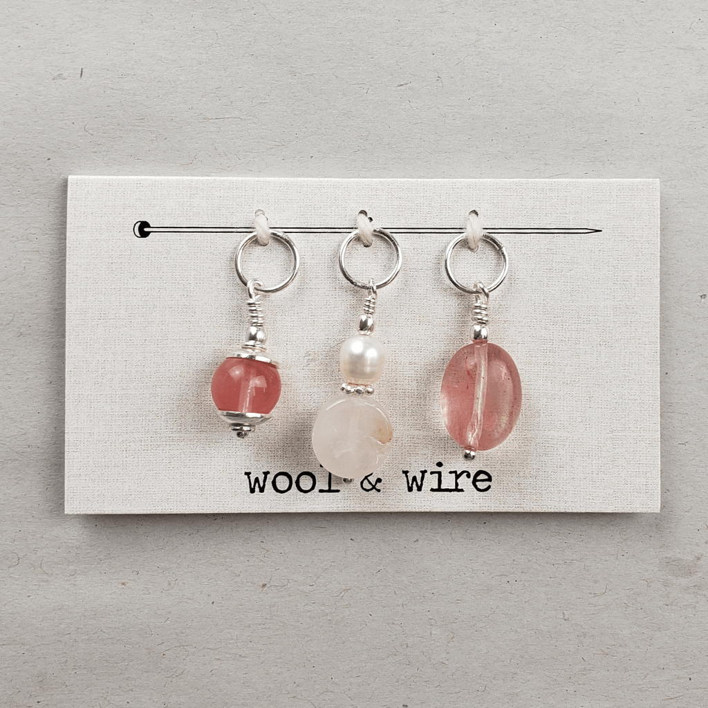 Wool and Wire Stitch Marker Set - Paradise Fibers