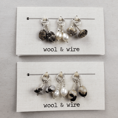 Wool and Wire Stitch Marker Set - Paradise Fibers