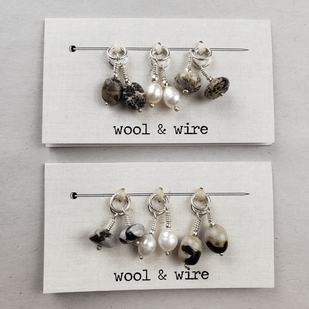 Wool and Wire Stitch Marker Set - Paradise Fibers