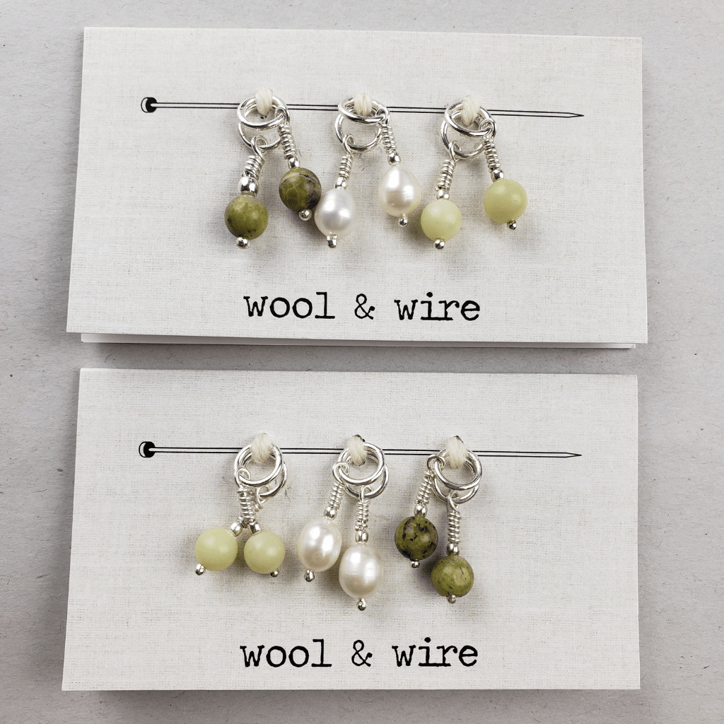 Wool and Wire Stitch Marker Set - Paradise Fibers