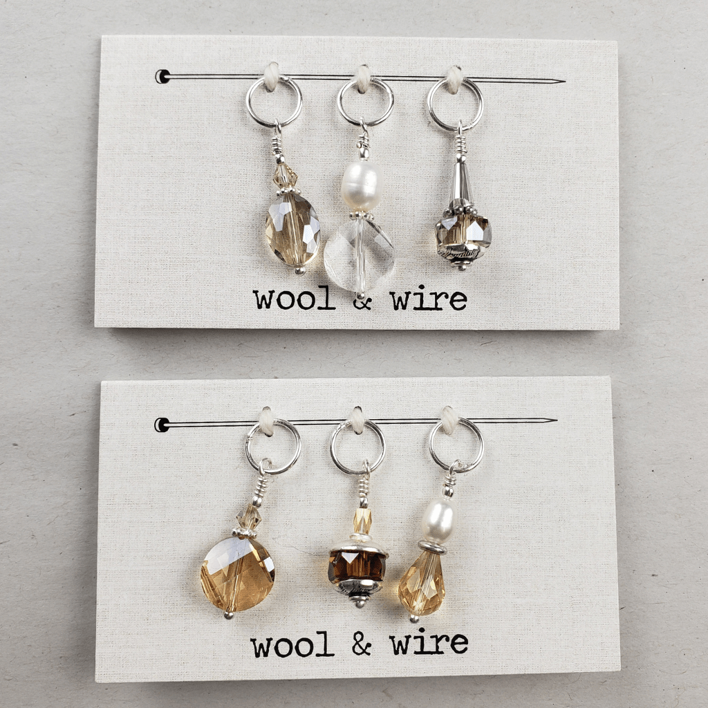 Wool and Wire Stitch Marker Set - Paradise Fibers