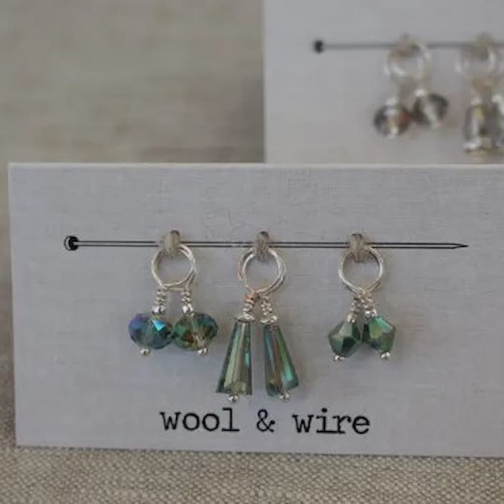 Wool and Wire Stitch Marker Set - Paradise Fibers