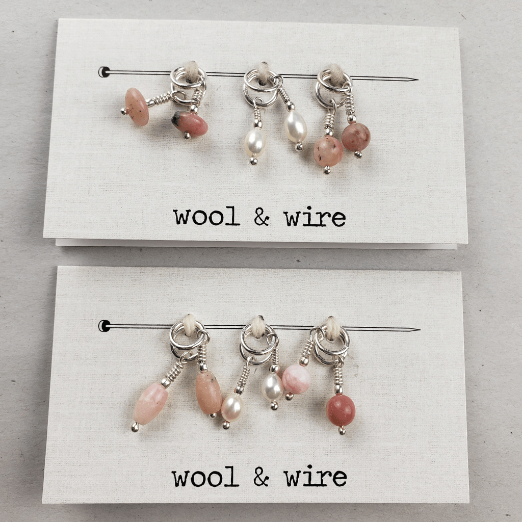 Wool and Wire Stitch Marker Set - Paradise Fibers