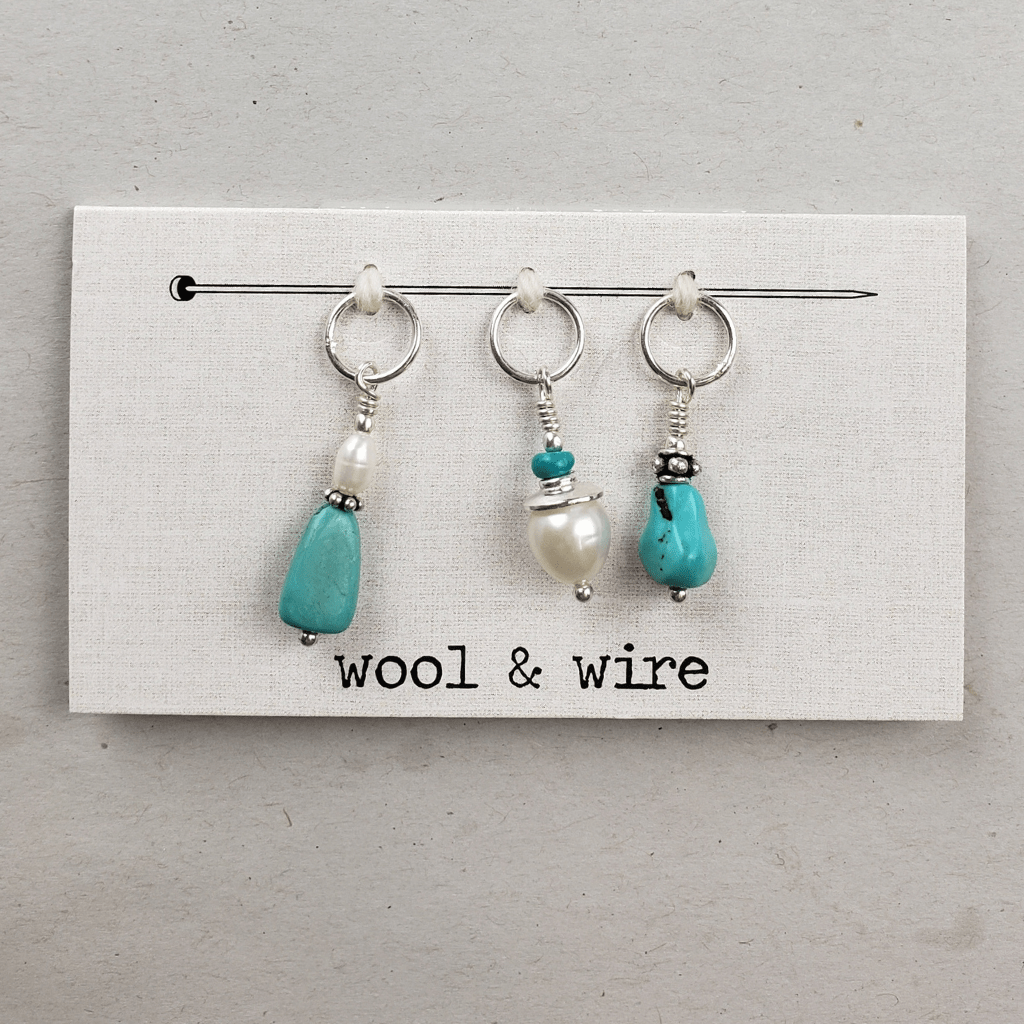 Wool and Wire Stitch Marker Set - Paradise Fibers