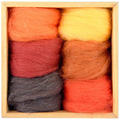 Woolpets Wool Roving Color Packs - Paradise Fibers
