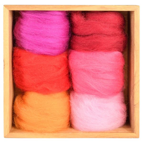 Woolpets Wool Roving Color Packs - Paradise Fibers