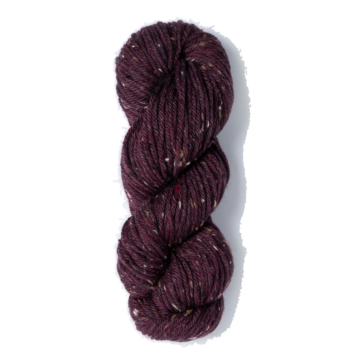 Blue Sky Fibers Woolstok Tweed Yarn color 3311 Plum Brandy