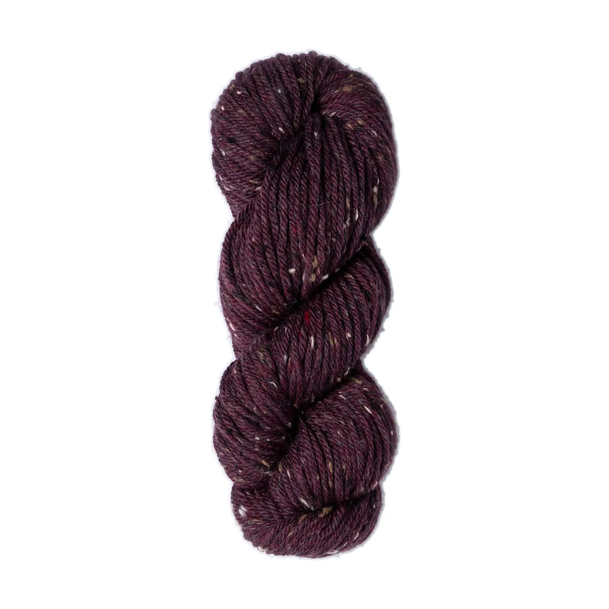 Blue Sky Fibers Woolstok Tweed Yarn color 3311 Plum Brandy