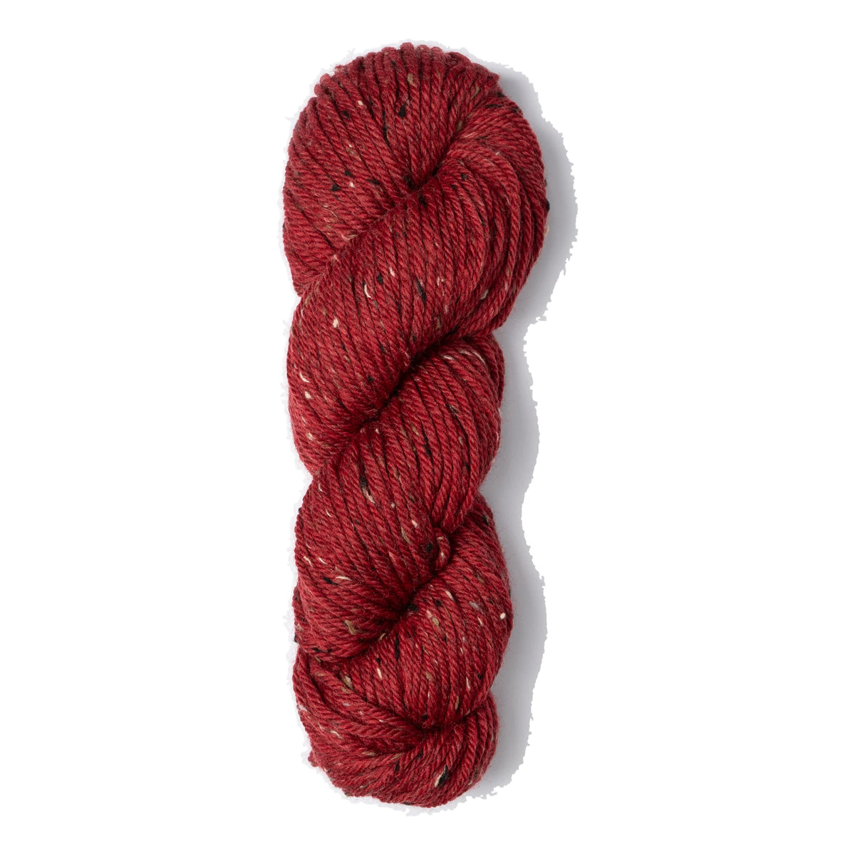 Blue Sky Fibers Woolstok Tweed Yarn color 3315 Ruby Sunset