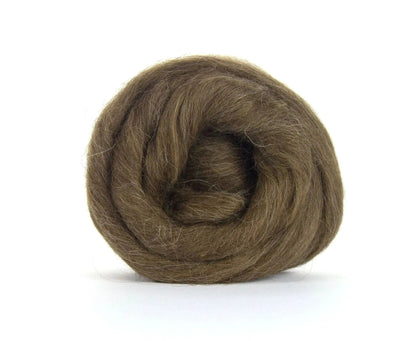 Paradise Fibers Icelandic Wool Top - Brown
