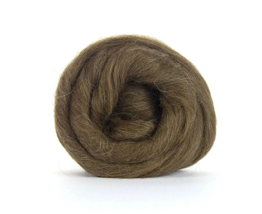 Paradise Fibers Icelandic Wool Top - Brown