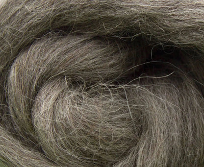Paradise Fibers Icelandic Wool Top - Dark Grey