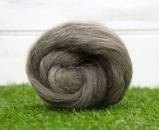 Paradise Fibers Icelandic Wool Top - Dark Grey