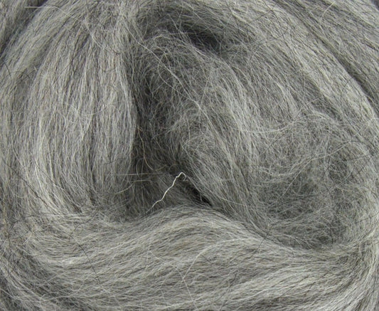 Paradise Fibers Icelandic Wool Top - Mid Grey