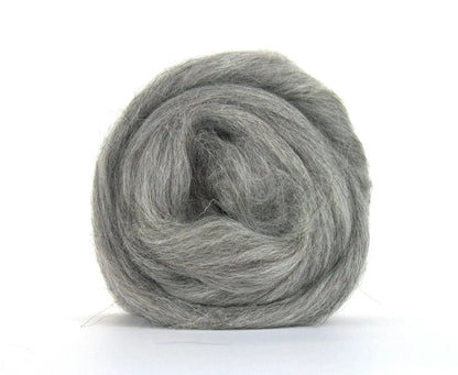 Paradise Fibers Icelandic Wool Top - Mid Grey