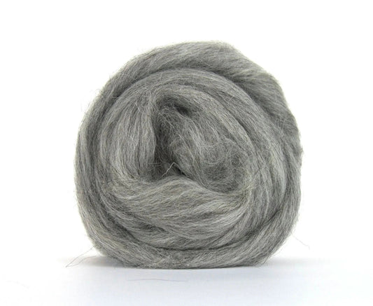 Paradise Fibers Icelandic Wool Top - Mid Grey