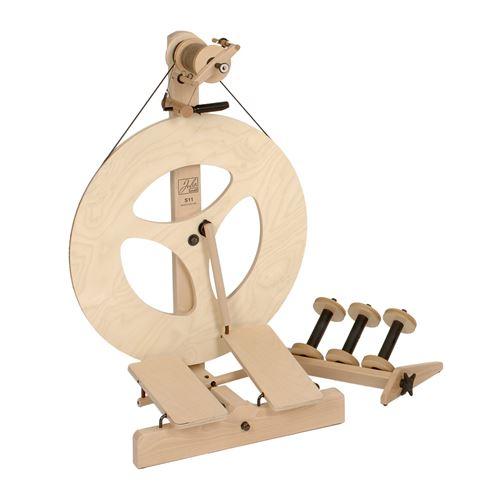 Louet S10 Concept Spinning Wheel - Scotch Tension, Double Treadle-Spinning Wheel-