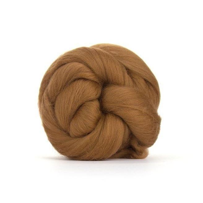 Paradise Fibers Solid Colored Merino Wool Top - Sienna-Fiber-4oz-