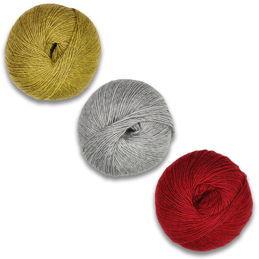 Plymouth Incan Spice Fairisle Hat Kit-Kits-Green/Natural/Red-