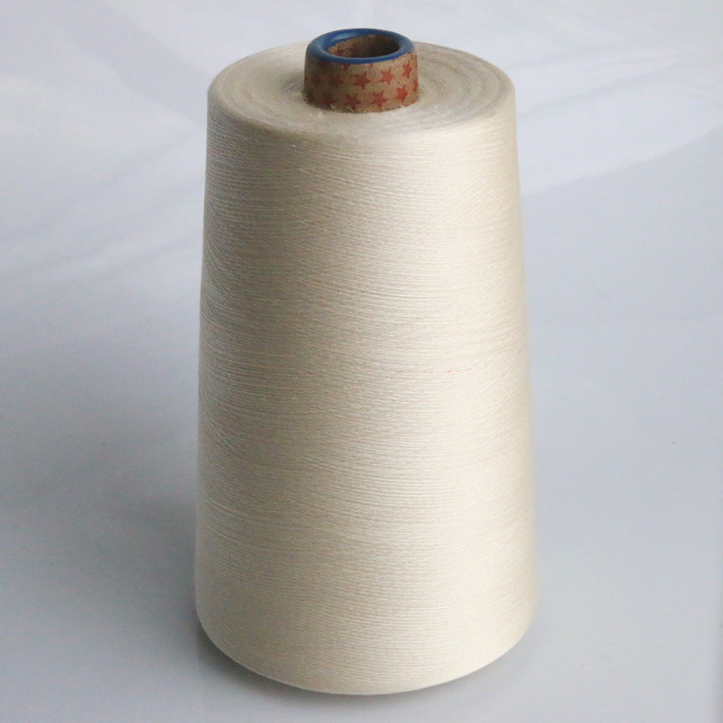 A cone of mulberry silk 140/2 yarn
