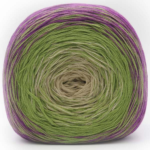 Trendsetter Yarns- Transitions Shawl Kit-Kits-1 Purple/Avocado/Cream-