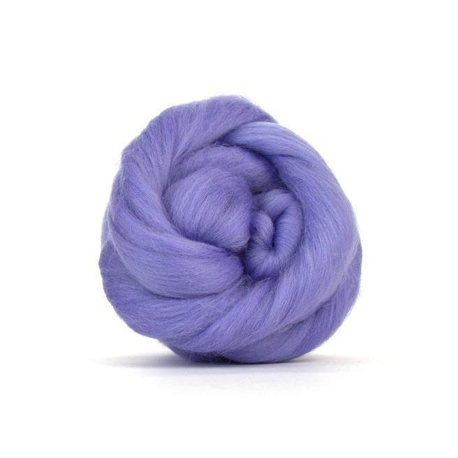 Paradise Fibers Solid Colored Merino Wool Top - Hyacinth-Fiber-4oz-