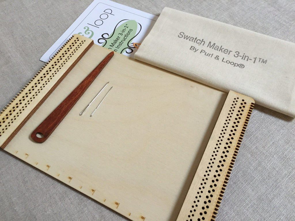 Louet Purl and Loop Swatch Maker 3-in-1 Loom - Birch-Looms-