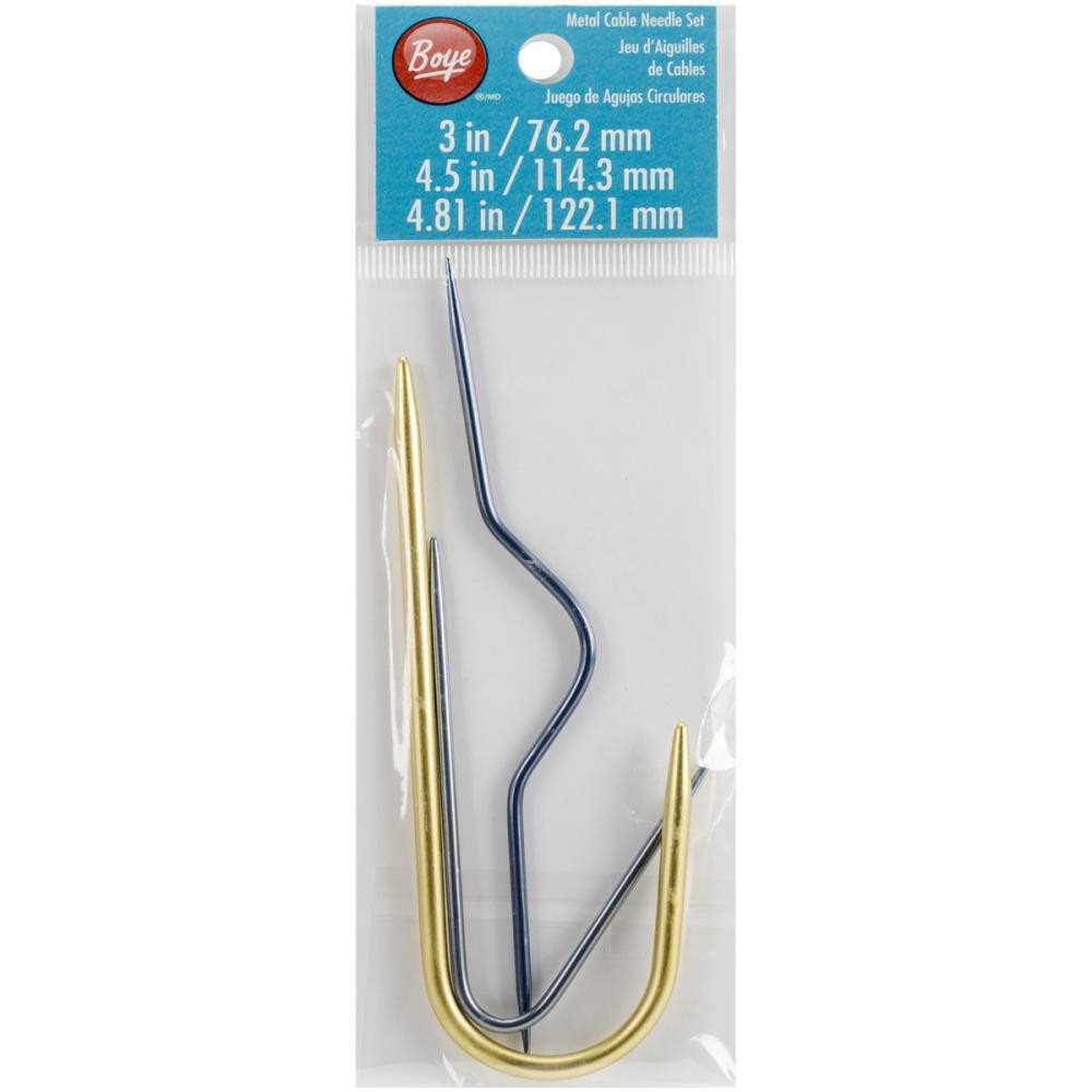 Metal Cable Needle Set-Stitch Holder-