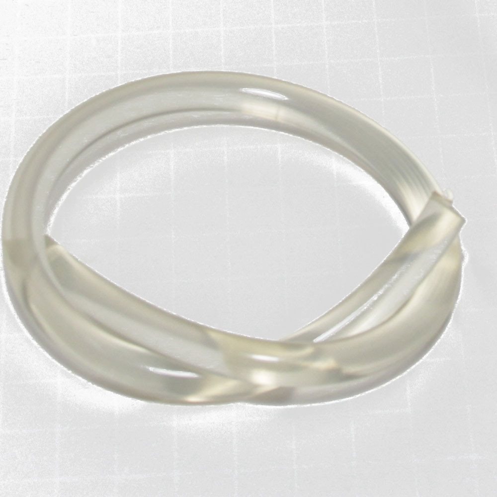 Drive Band 3/8 Dia clear for Drum Carders - sold per foot.