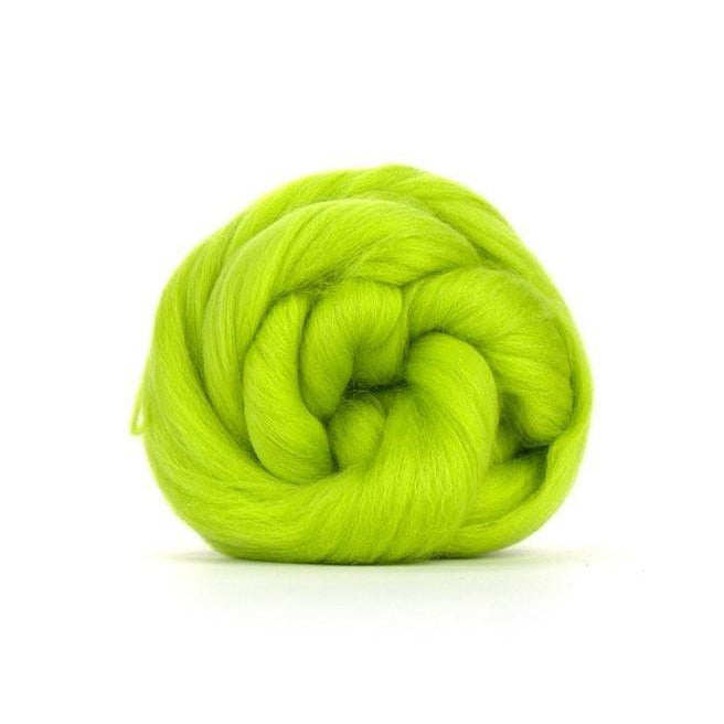 Paradise Fibers Solid Colored Merino Wool Top - Citrus-Fiber-4oz-