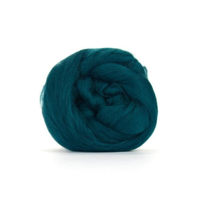 Paradise Fibers Solid Colored Merino Wool Top - Mallard-Fiber-4oz-