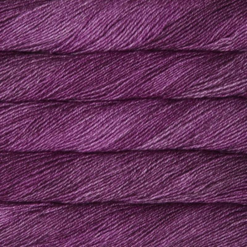 Malabrigo Dos Tierras DK Yarn in Hollyhock 148- a tonal purple colorway