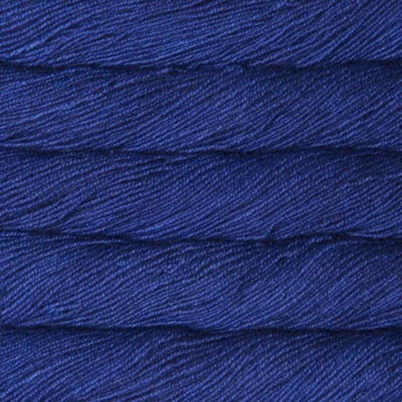 Malabrigo Dos Tierras DK Yarn in Matisse Blue 415- a rich blue colorway