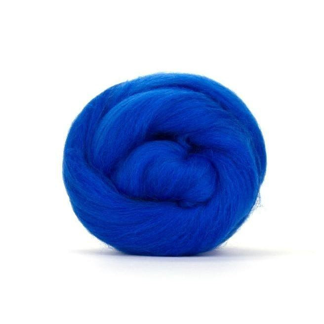 Paradise Fibers Solid Colored Merino Wool Top - Royal-Fiber-4oz-