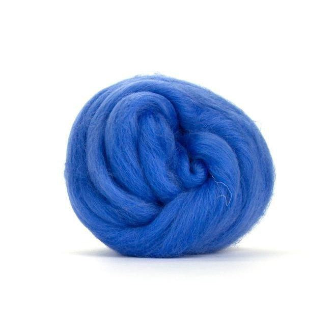 Paradise Fibers Solid Colored Merino Wool Top - Cornflower-Fiber-4oz-