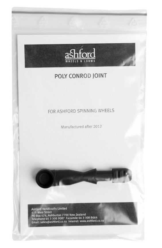 Black conrod joint in a clear plastic bag