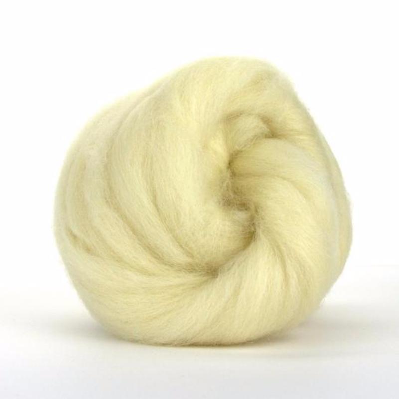 Paradise Fibers Blue Faced Leicester Roving - 1oz-Fiber-1oz-White-