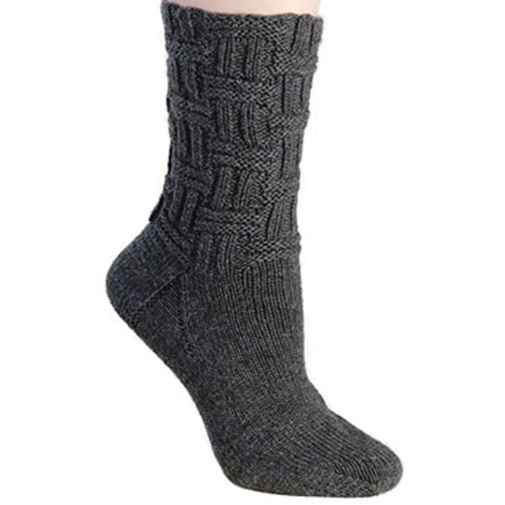 Color Dusk 1713. A solid color Grey skein of Berroco Comfort wool-free sock yarn.