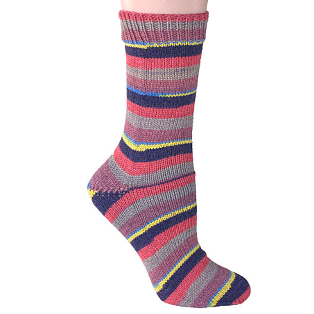 Color Ullapool 1833. A self patterning skein of Berroco Comfort wool-free sock yarn.
