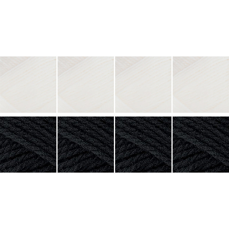 Nature Spun Worsted Sweater and Blanket Color Packs-Kits-Medium - 8 balls Nature Spun Worsted-Snow 740 / Pepper 601-