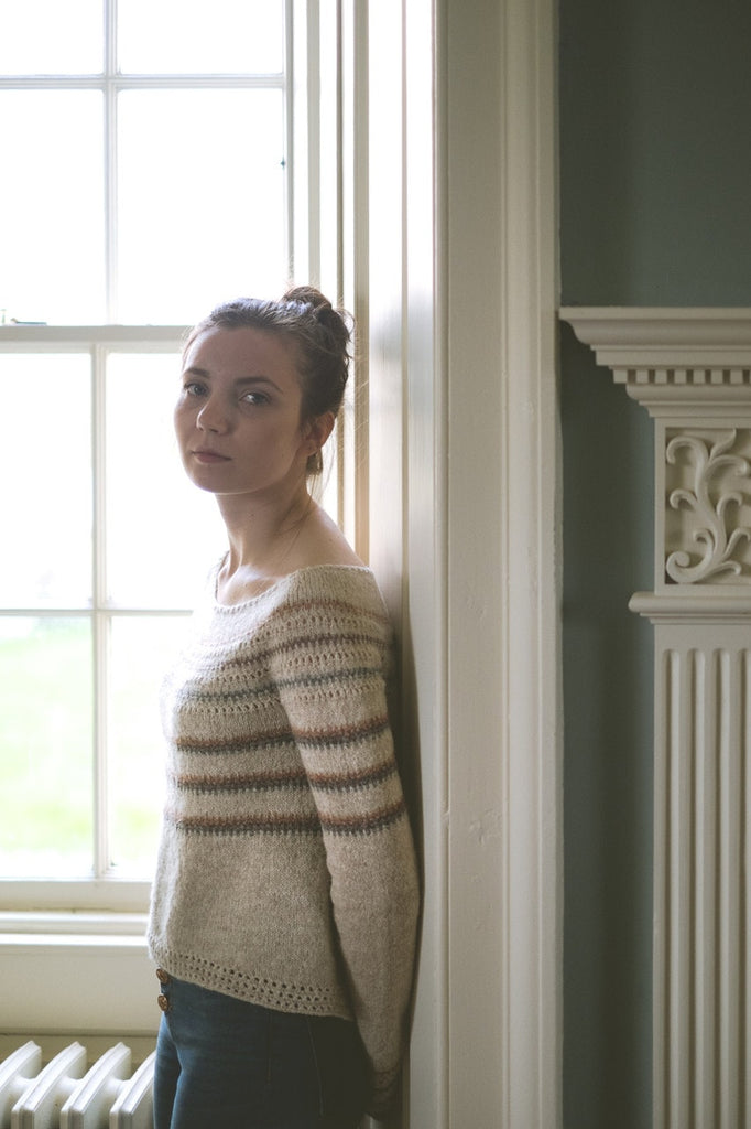 Burrafirth Sweater Pattern by The Shetland Trader-Patterns-