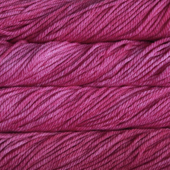 Malabrigo Chunky Yarn in Fucsia - a hot pink colorway