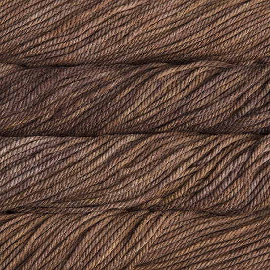 Malabrigo Chunky Yarn in Dark Earth - a tonal mid brown colorway