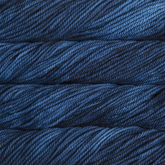Malabrigo Chunky Yarn in Azul Profundo - a tonal blue colorway