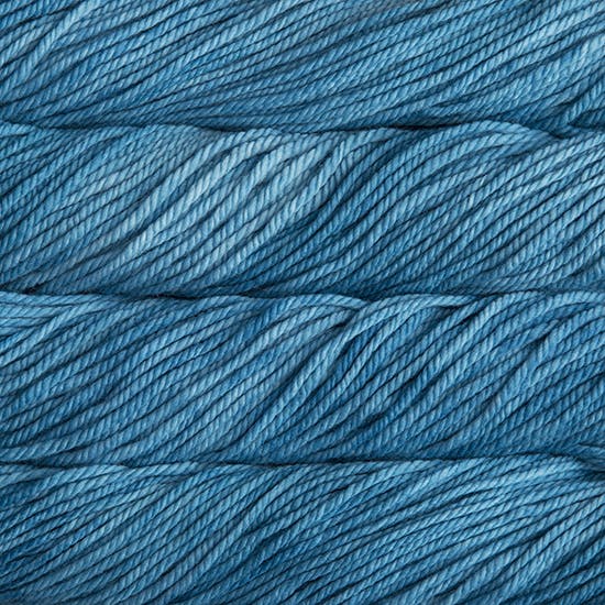 Malabrigo Chunky Yarn in Bobby Blue - a tonal light blue colorway