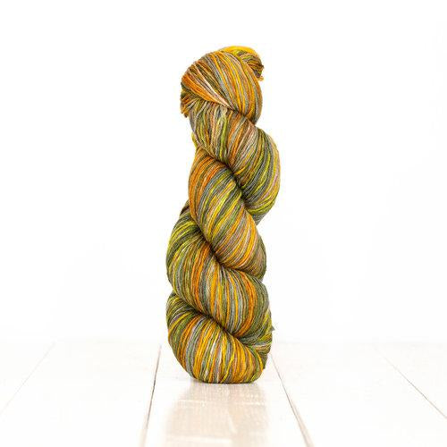 Knit a Hemingway inspired tie with a skein of Uneek Fingering #3001.